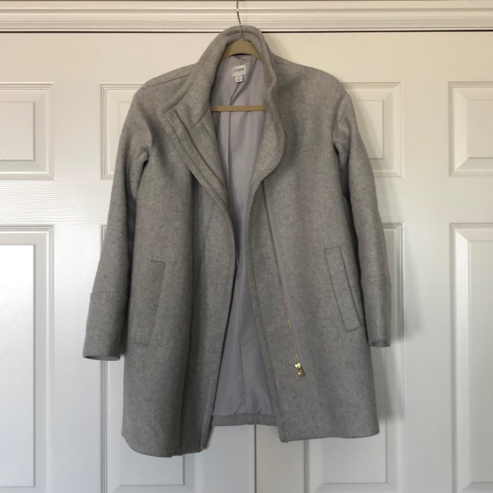 J Crew Factory City Coat in heather dusk size 2